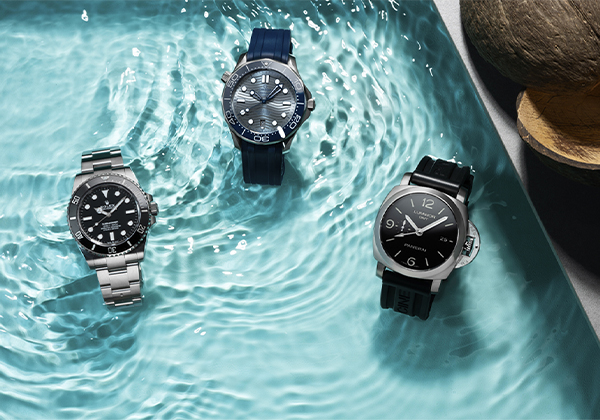 Rolex Submariner, Omega Seamaster, Panerai Luminor